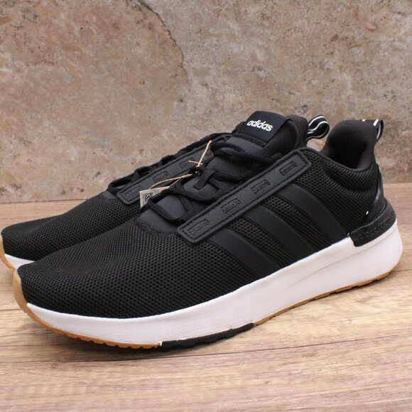 Adidas Racer TR21 Sneakers Shoes Mens Size 13 Black Low Top Lace Up GX4209 NWT - Picture 1 of 9